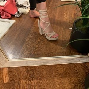 Super cute lace up heels !!